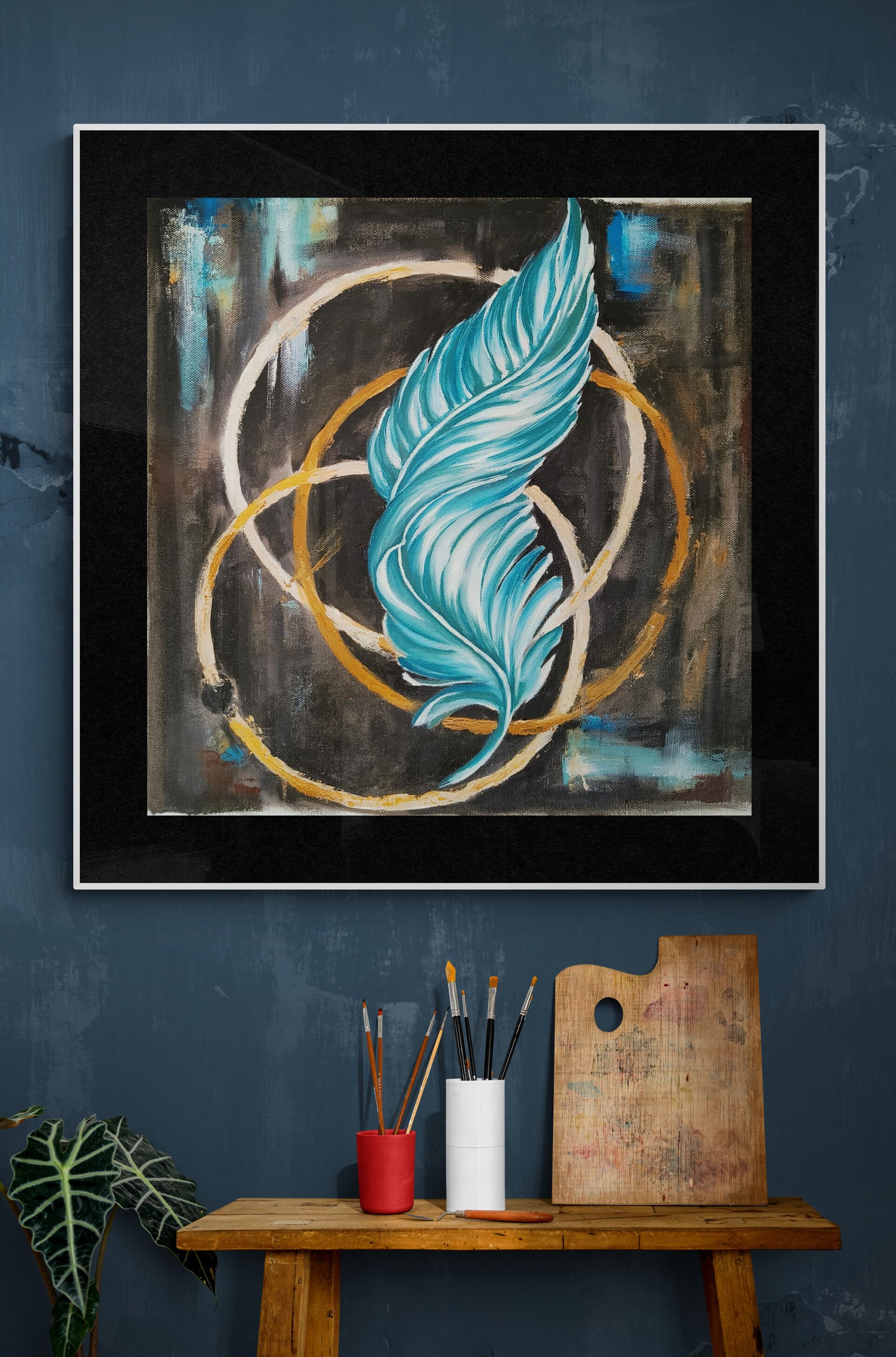 Feathered Dreams | Hand painted feather