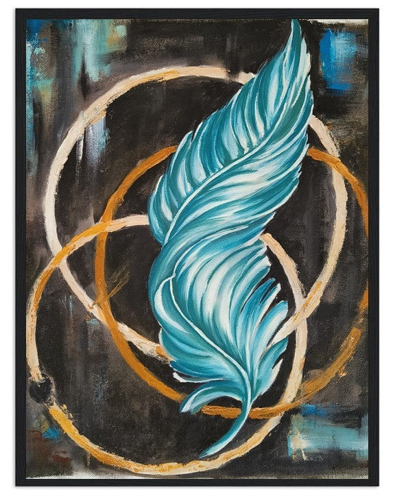 Feathered Dreams | Hand painted feather