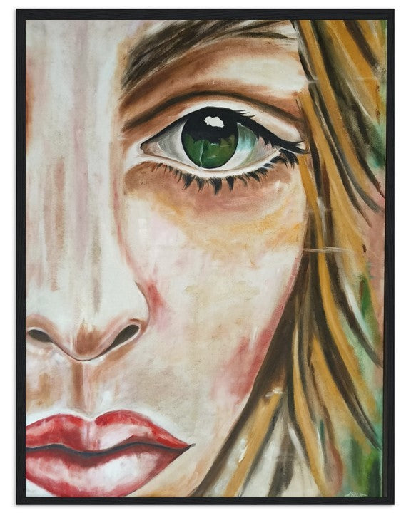 Sparkle | Hand painted portrait