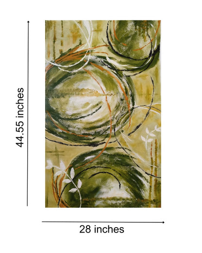 Harmony in Green | Hand painted artwork