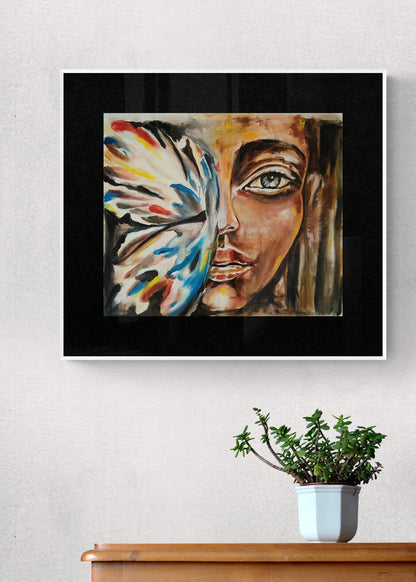 Whispers of Change | Hand painted artwork
