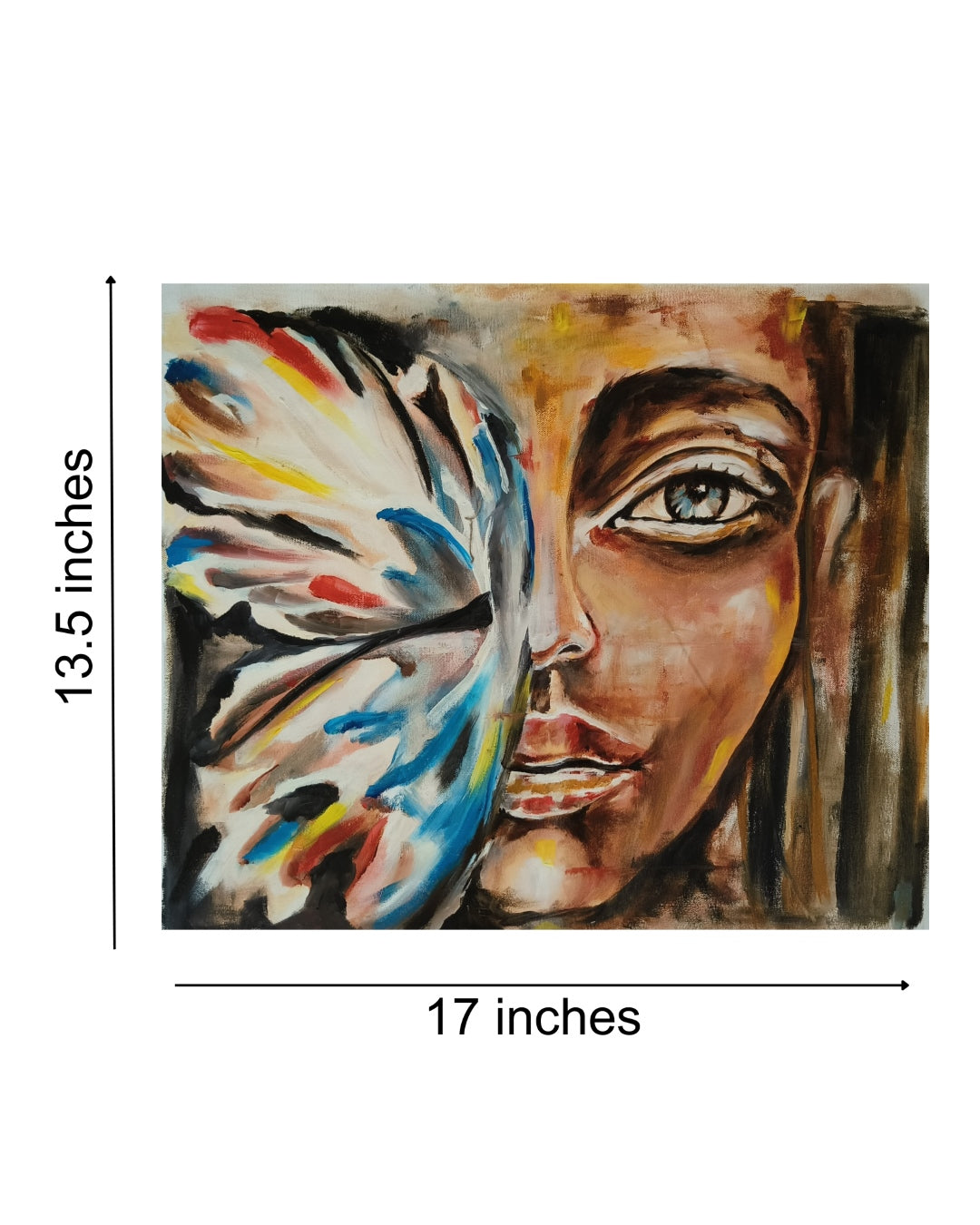 Whispers of Change | Hand painted artwork