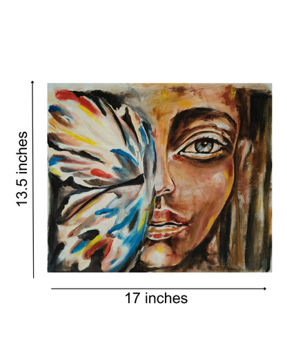 Whispers of Change | Hand painted artwork