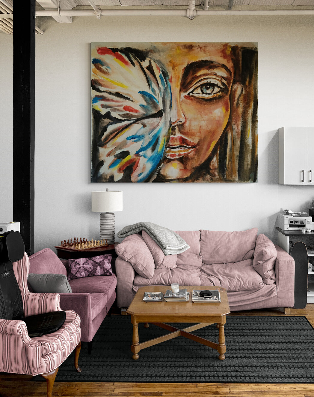Whispers of Change | Hand painted artwork