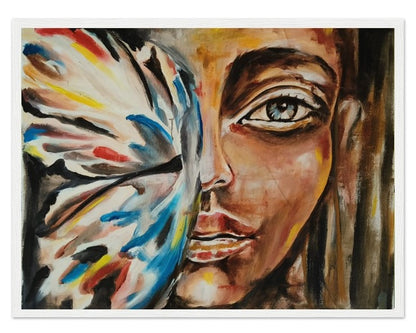 Whispers of Change | Hand painted artwork