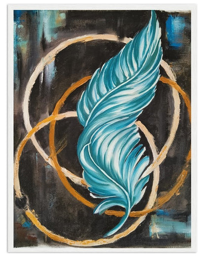 Feathered Dreams | Hand painted feather