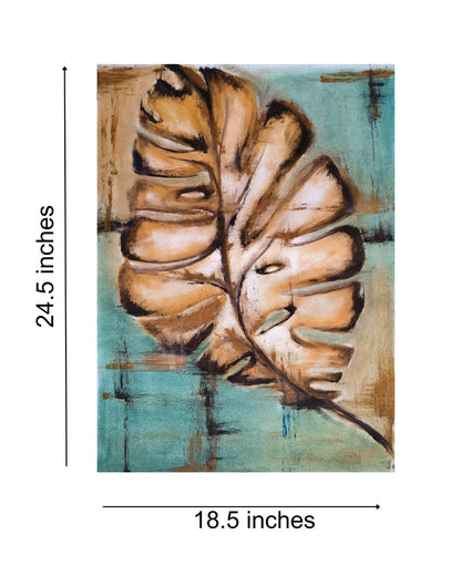 Leafing in faith I | Hand painted leaf
