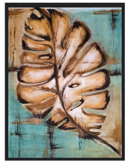 Leafing in faith I | Hand painted leaf