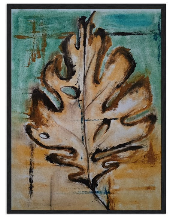 Leafing in faith II | Hand painted leaf