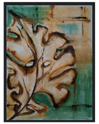 Leafing in faith III | Hand painted leaf