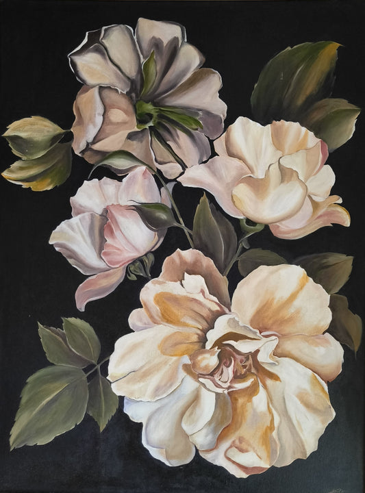 Rosiness | Hand painted roses