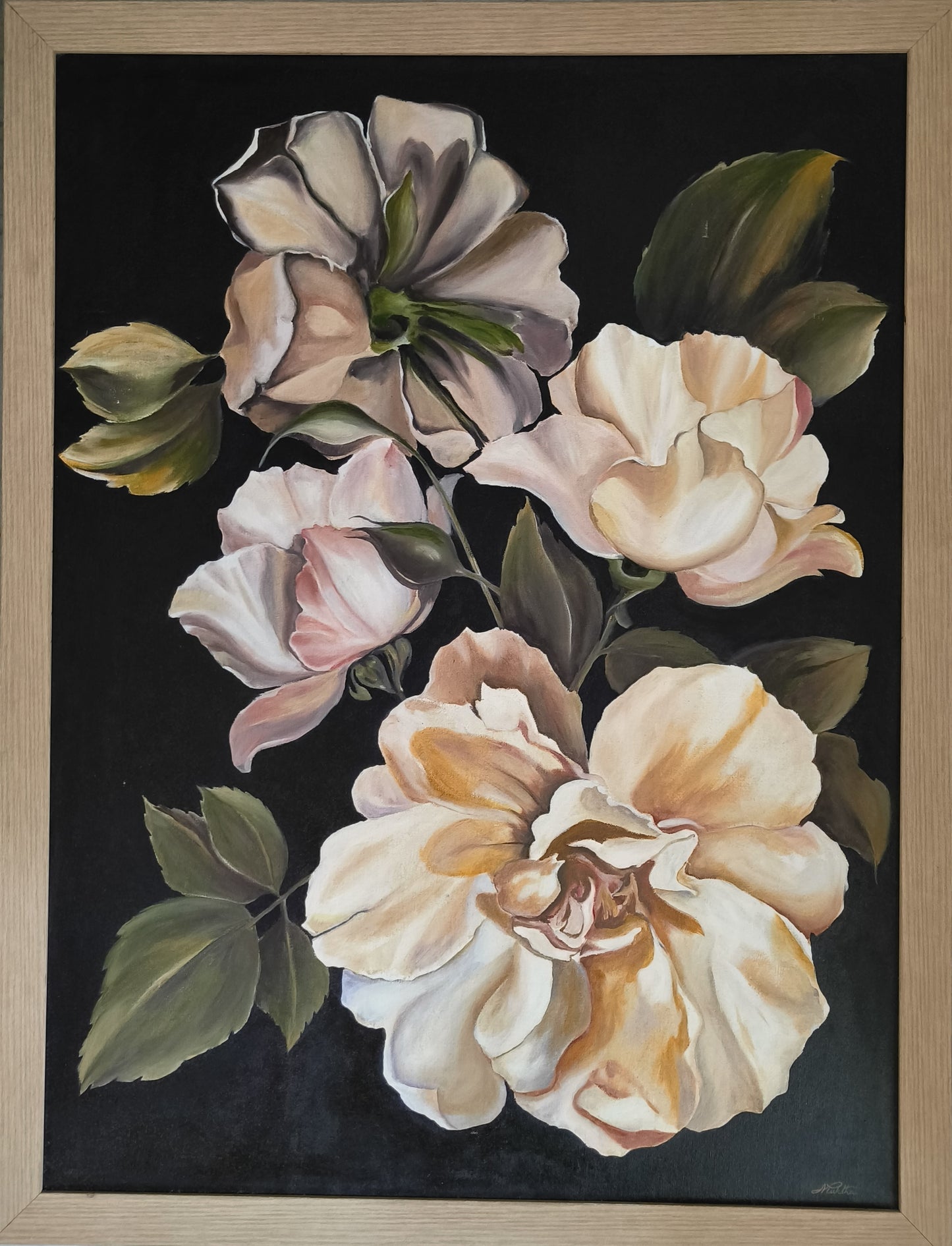Rosiness | Hand painted roses