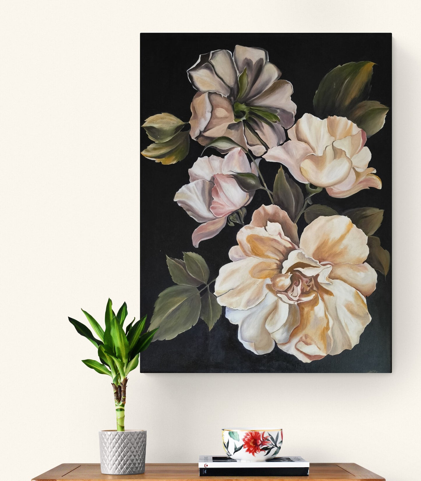 Rosiness | Hand painted roses