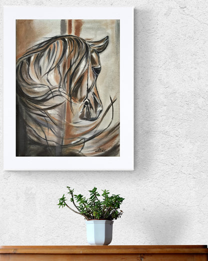 Tousled | Hand painted horse