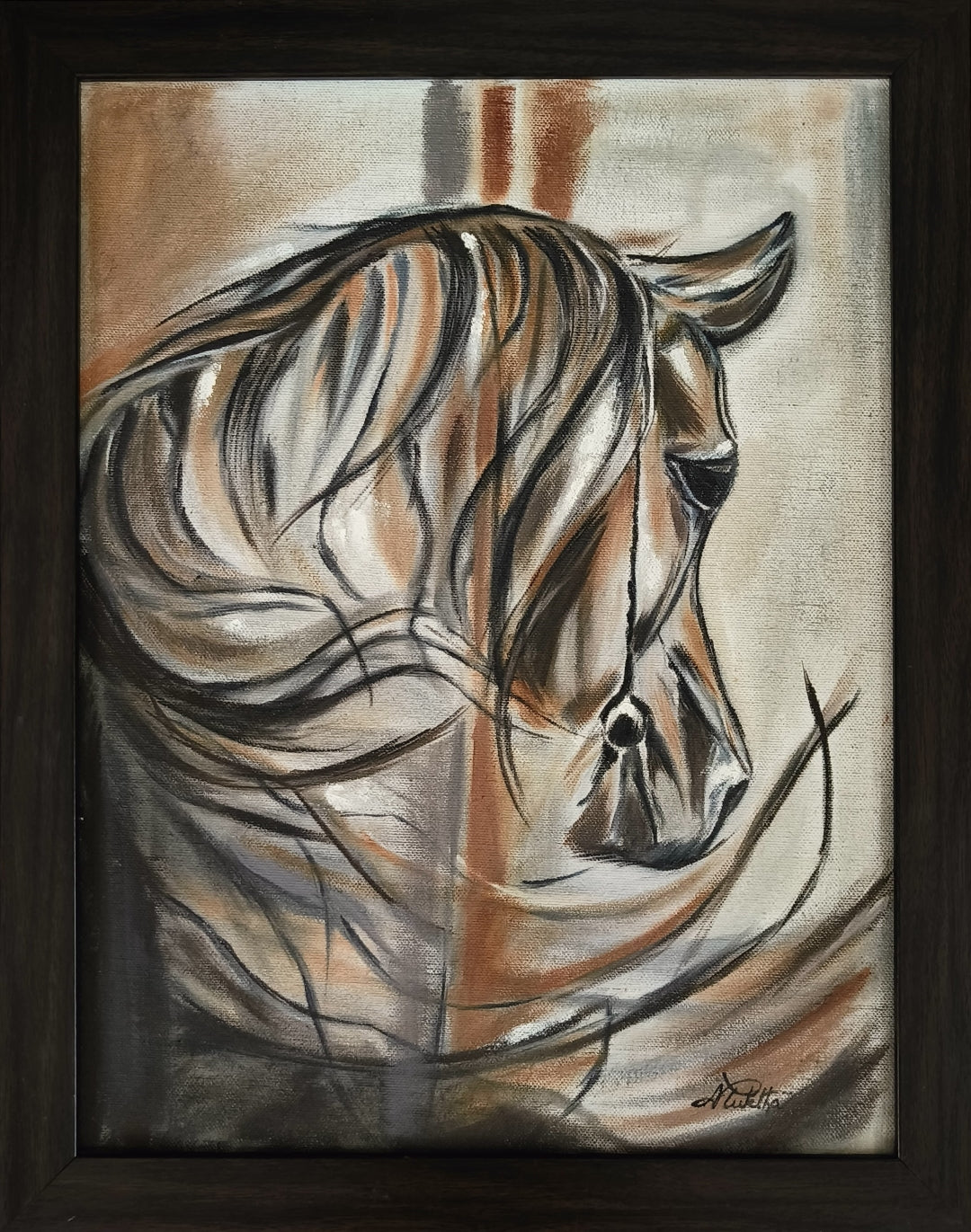 Tousled | Hand painted horse