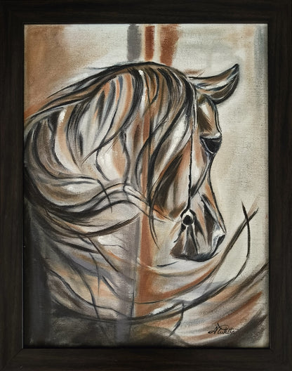 Tousled | Hand painted horse