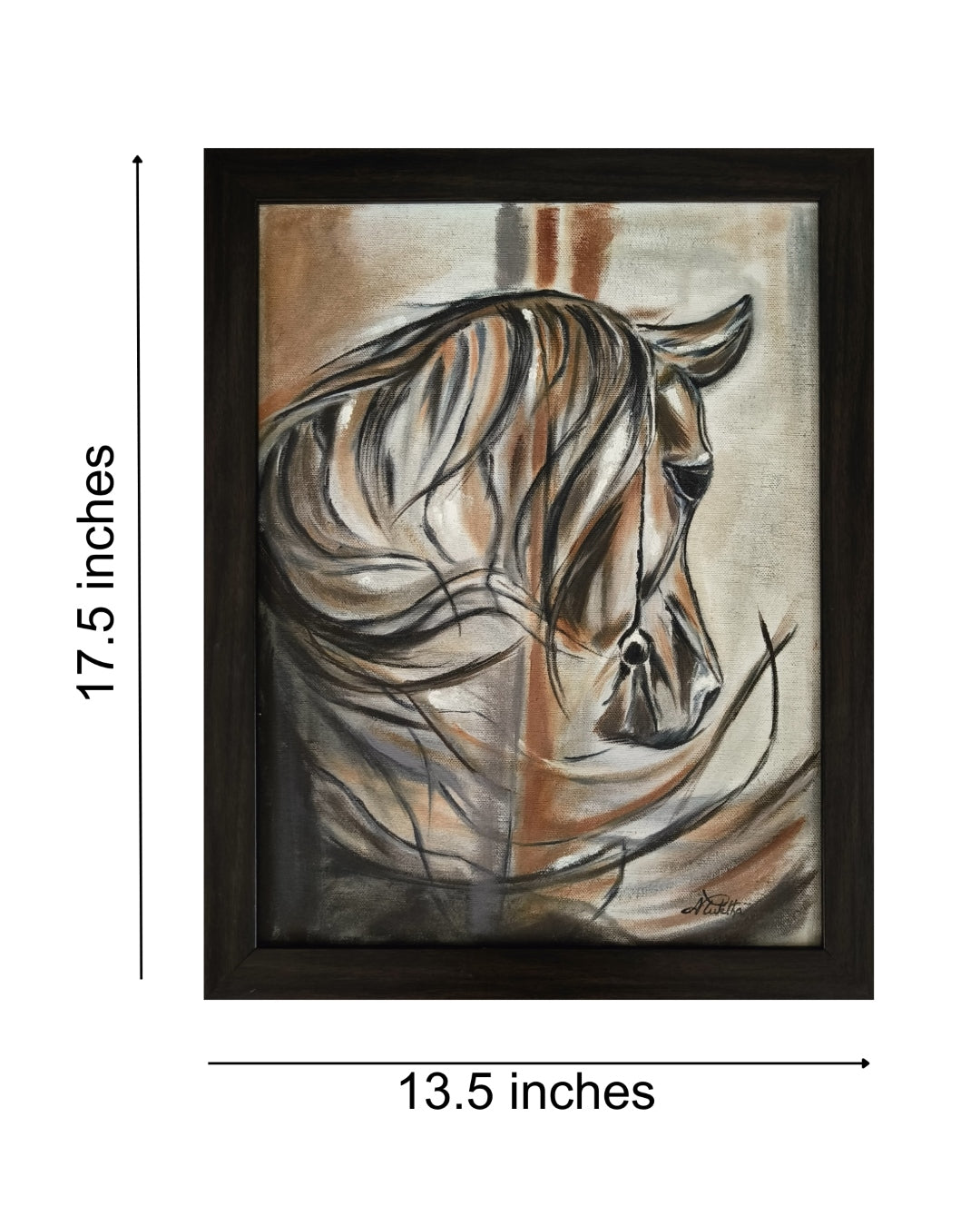 Tousled | Hand painted horse