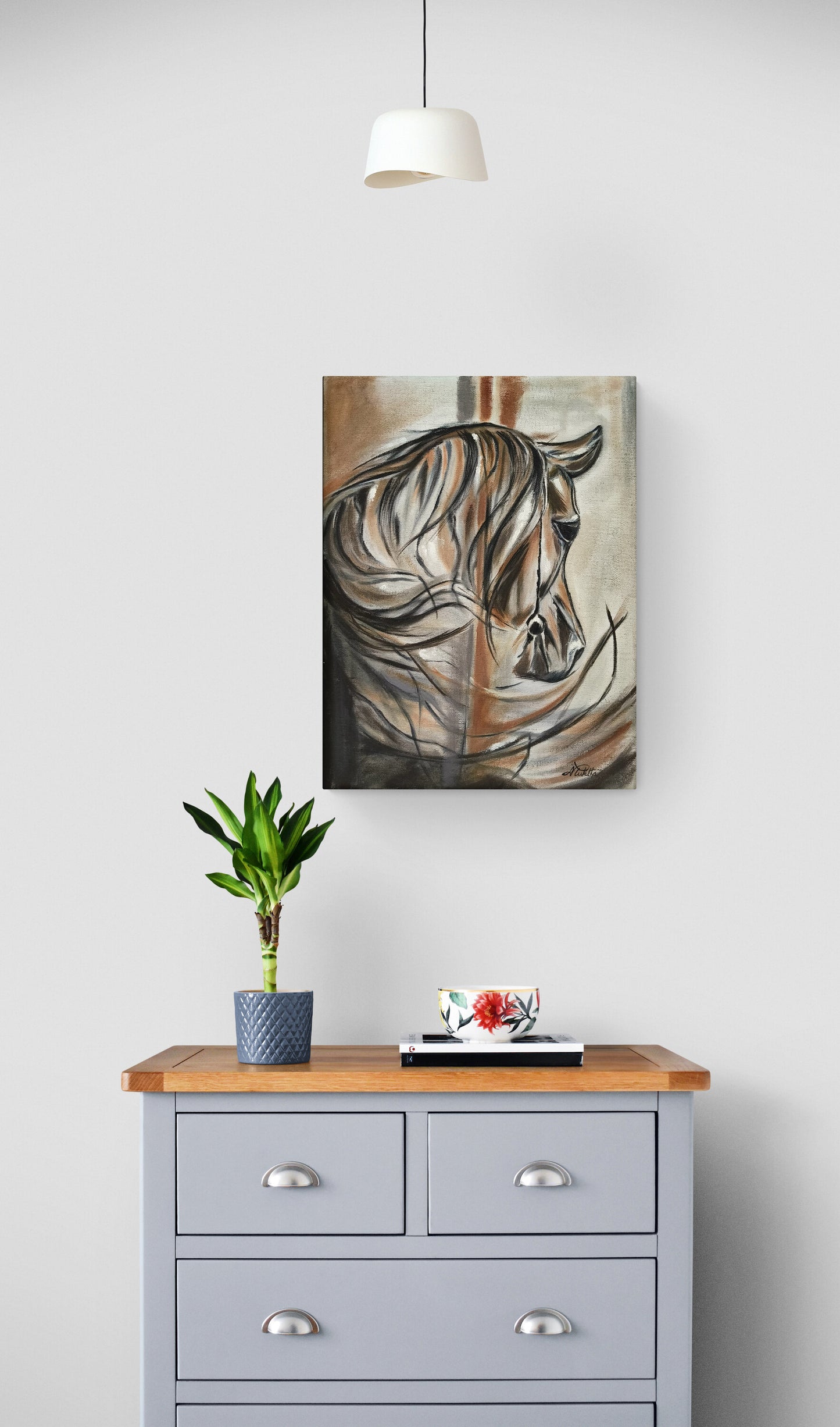 Tousled | Hand painted horse