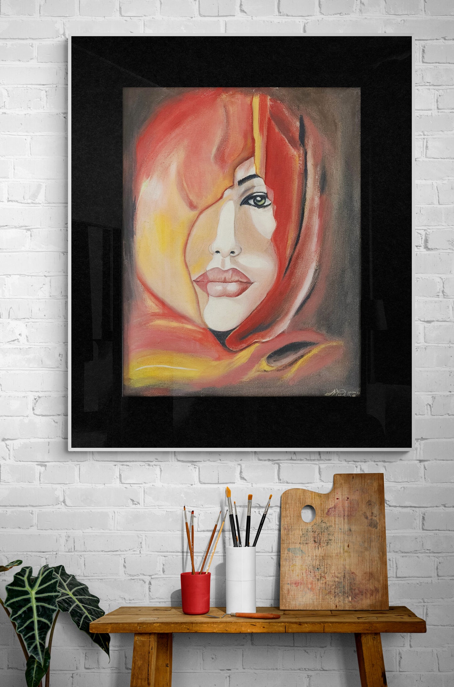 Glimpse | Hand painted portrait