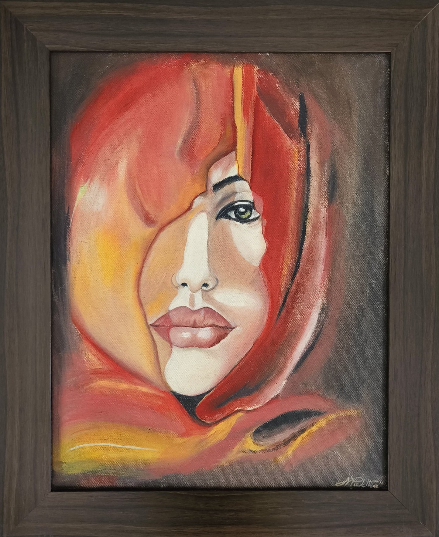 Glimpse | Hand painted portrait