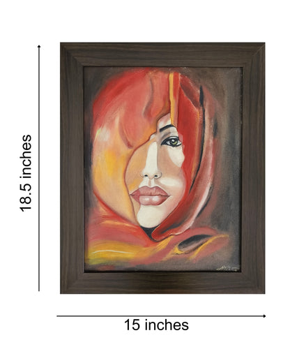 Glimpse | Hand painted portrait