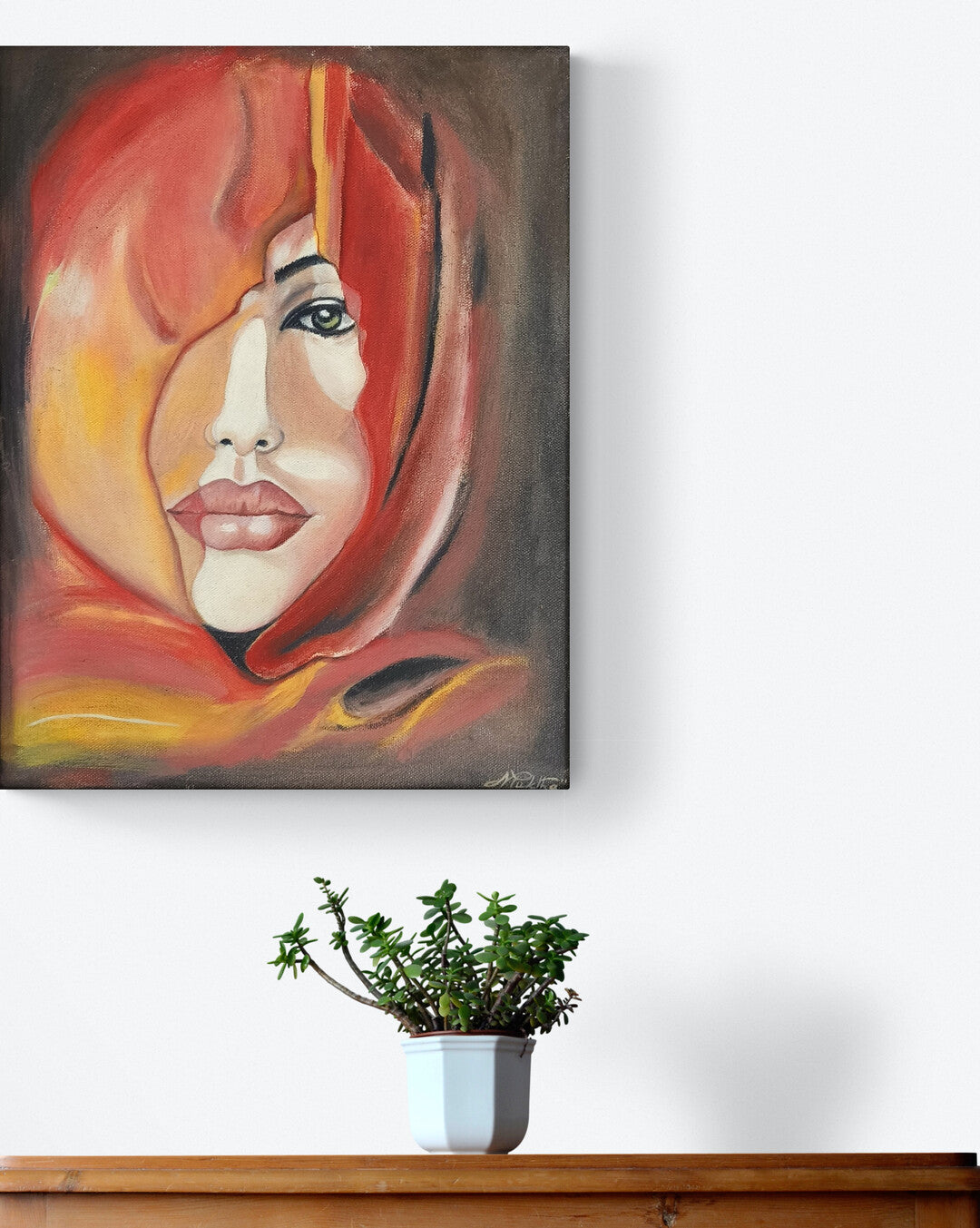 Glimpse | Hand painted portrait