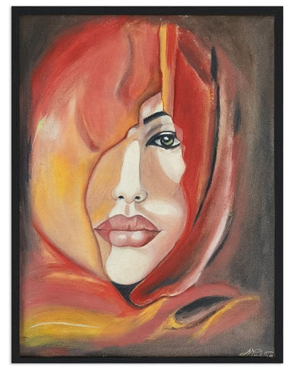 Glimpse | Hand painted portrait
