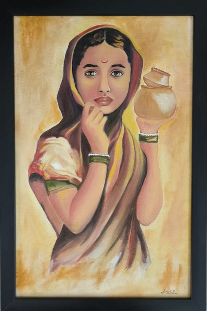 Innocence | Hand painted portrait