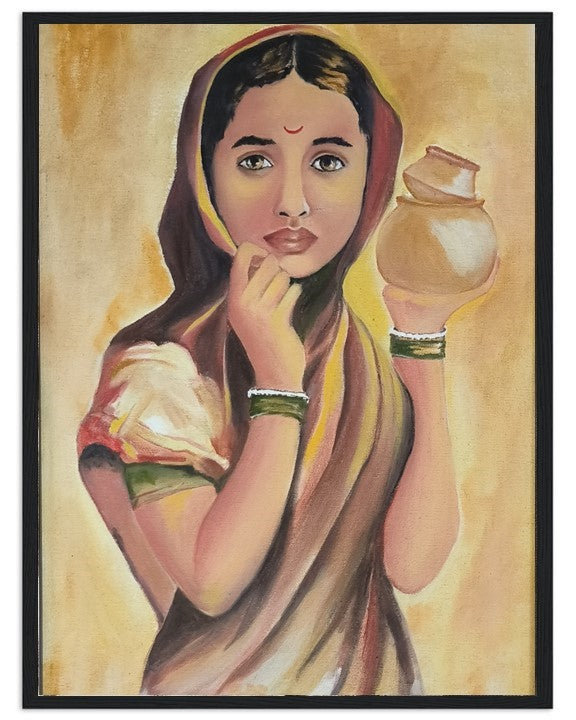 Innocence | Hand painted portrait