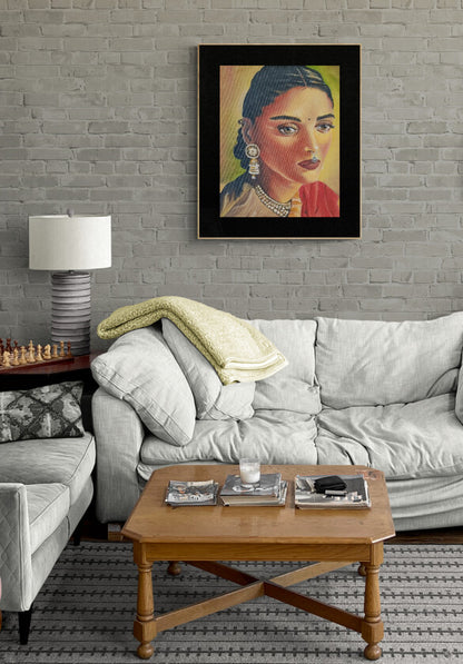 Longing | Hand painted portrait