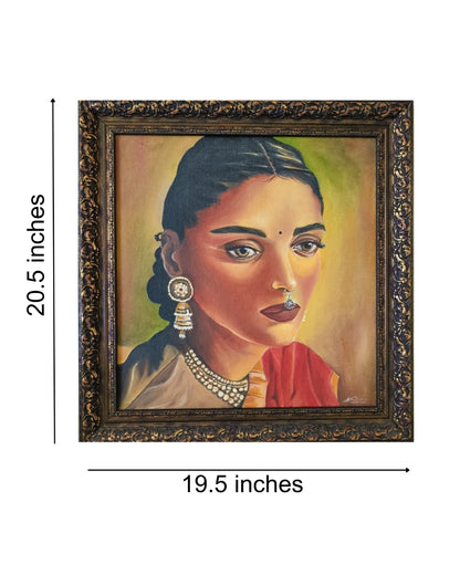 Longing | Hand painted portrait