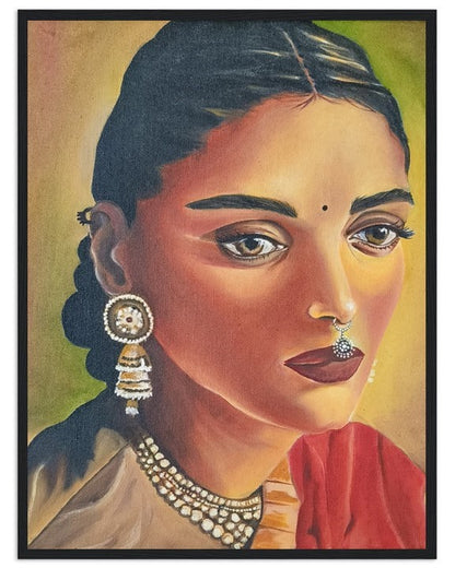 Longing | Hand painted portrait