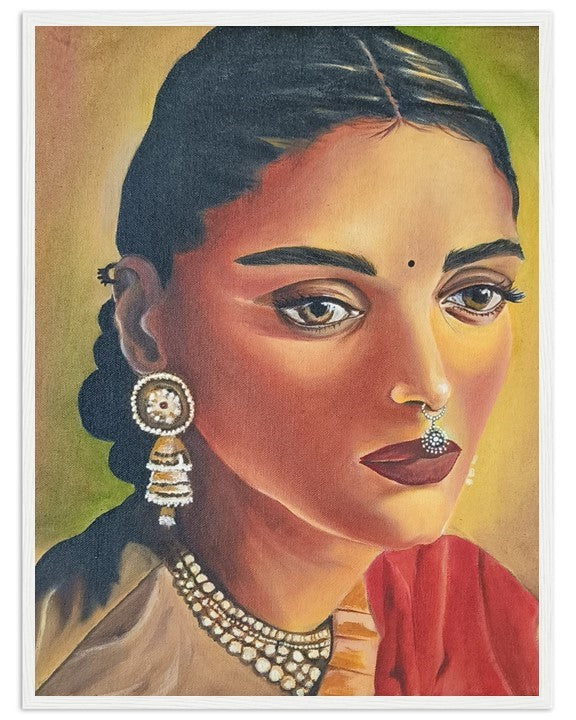Longing | Hand painted portrait