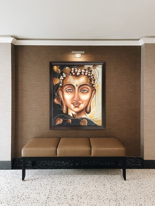 Serene Compassion | Hand painted Buddha
