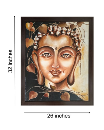 Serene Compassion | Hand painted Buddha