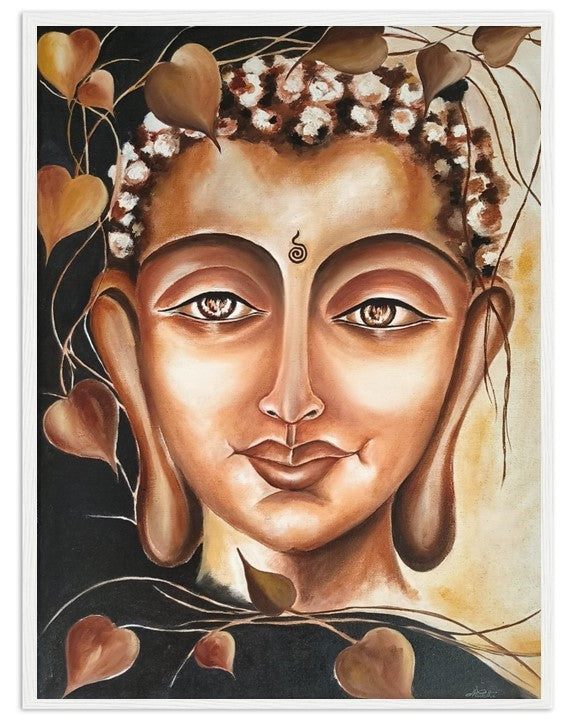Serene Compassion | Hand painted Buddha