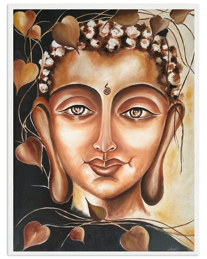 Serene Compassion | Hand painted Buddha