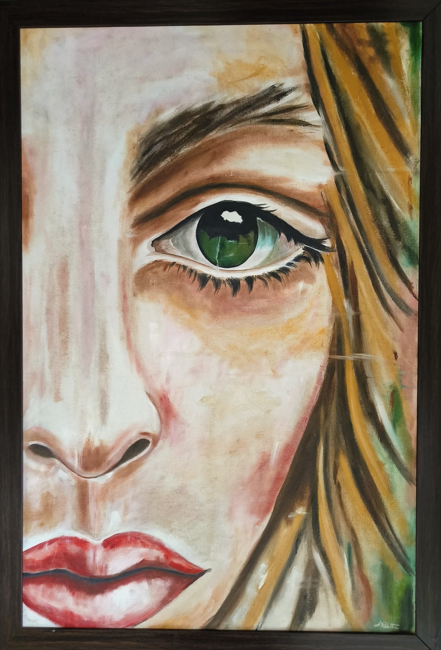 Sparkle | Hand painted portrait