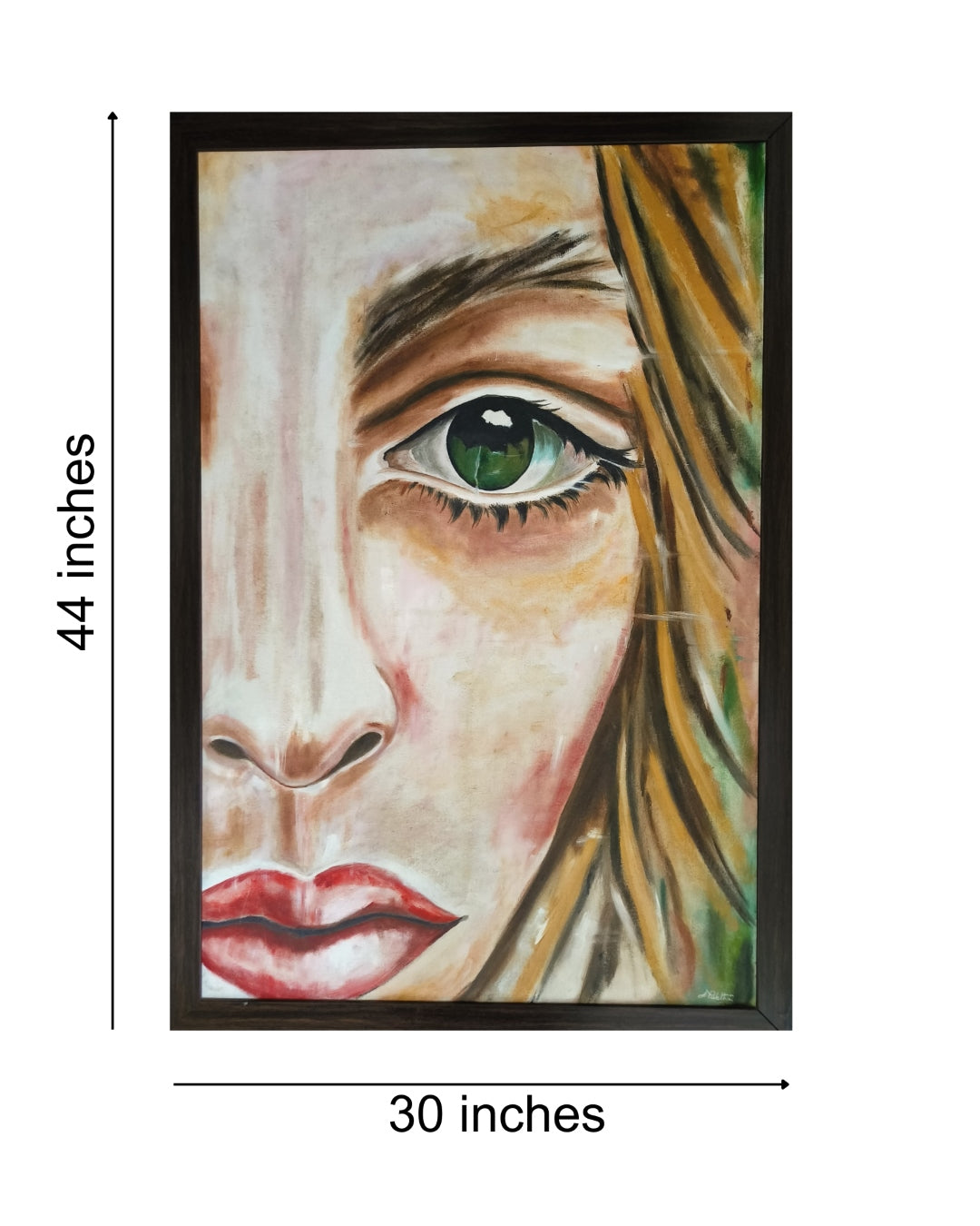 Sparkle | Hand painted portrait