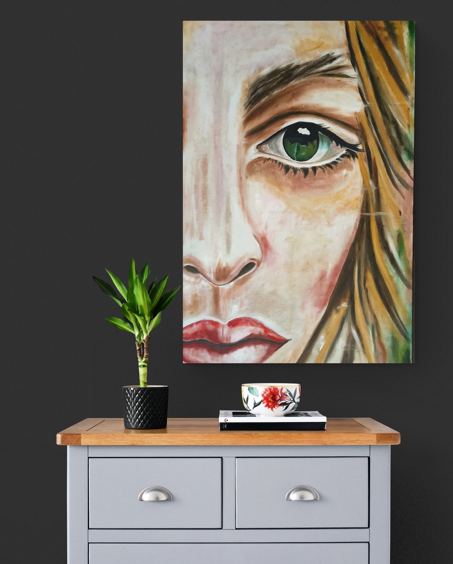 Sparkle | Hand painted portrait