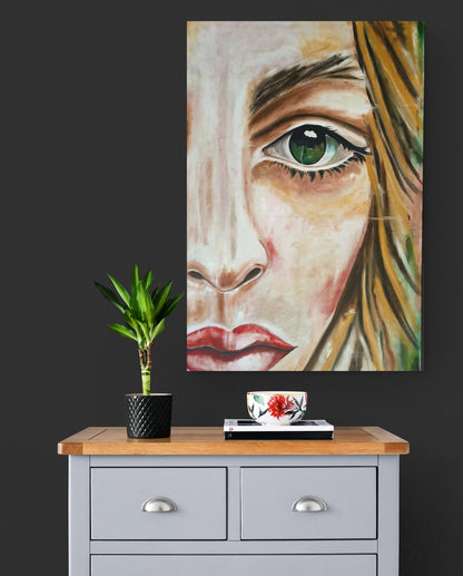 Sparkle | Hand painted portrait