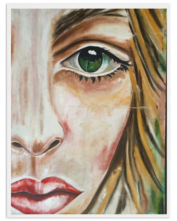 Sparkle | Hand painted portrait