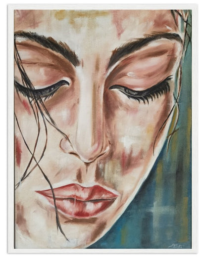 Thoughts | Hand painted portrait